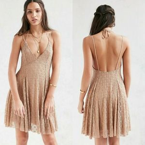Fauna lace empire dress